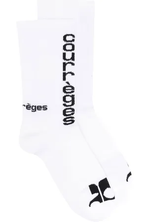 Courrèges Logo-embroidered socks
