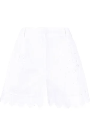 Simone Rocha Broderie-anglaise cotton shorts