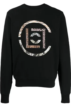 CLOT Animal-print logo-patch sweatshirt