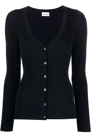 P.A.R.O.S.H. Ribbed-knit V-neck cardigan