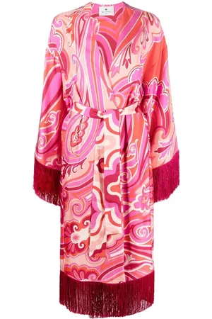 Etro Paisley-print fringed jacket