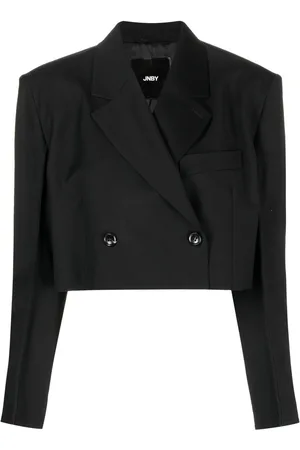 JNBY Cropped.double-breasted blazer