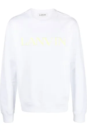 Lanvin Logo-embroidered cotton sweatshirt