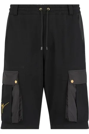 Giuseppe Zanotti Drawstring multi-pocket Bermuda shorts