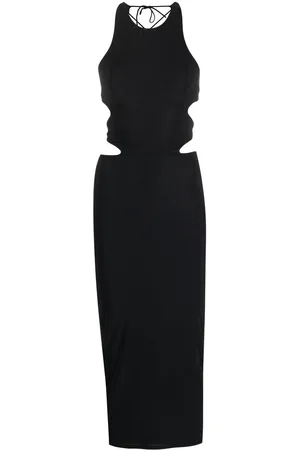 Amazuìn Open-back midi dress