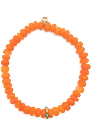 Sydney Evan 14kt yellow gold opal beaded bracelet