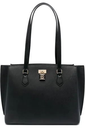 Michael Kors Padlock-detail leather tote bag