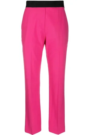 Msgm Contrast waistband trousers