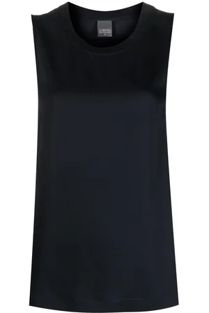 LORENA ANTONIAZZI Cotton-blend tank top