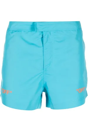 OFF-WHITE Logo-print swim shorts