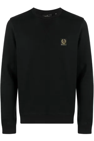 Belstaff Logo-patch cotton sweatshirt