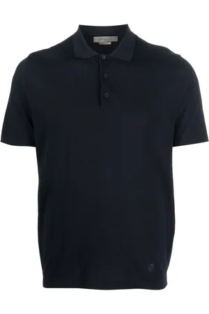 corneliani Short-sleeve cotton polo shirt