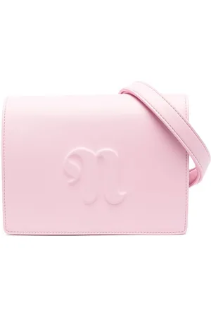 Nanushka Debossed-logo flap shoulder bag