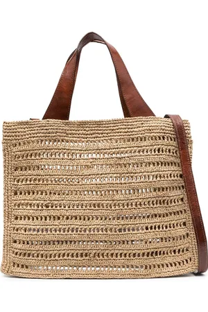 IBELIV Nosy raffia tote bag