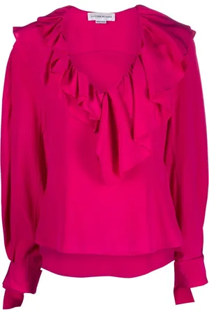 Victoria Beckham Ruffled silk blouse