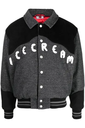 ICECREAM Logo-embroidered varsity jacket