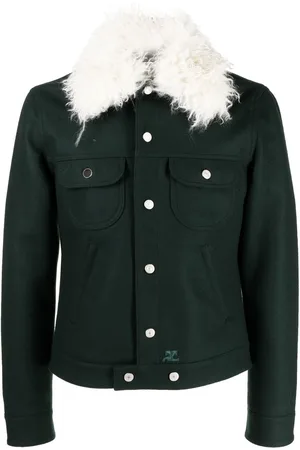 Courrèges Faux-fur collar jacket