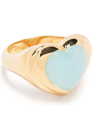 Missoma Jelly heart gemstone ring