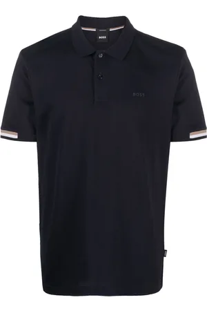 HUGO BOSS Logo-print short-sleeve polo shirt