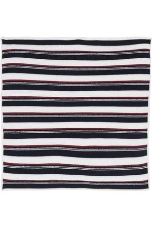 Barrie Striped knitted scarf