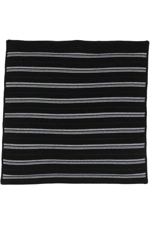 Barrie Striped knitted scarf
