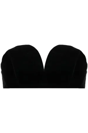Blazé Milano Jealousy strapless velvet top