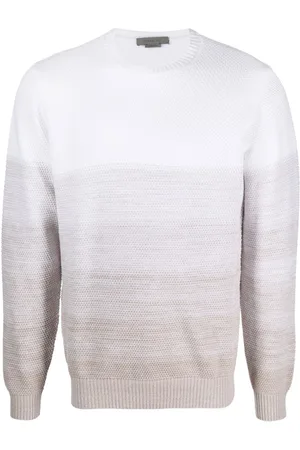 corneliani Gradient-effect knitted jumper