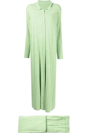 Bambah Knitted long dress-trousers set