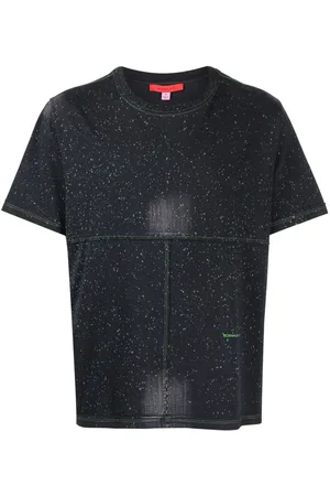 ECKHAUS LATTA Paint-splatter cotton T-shirt