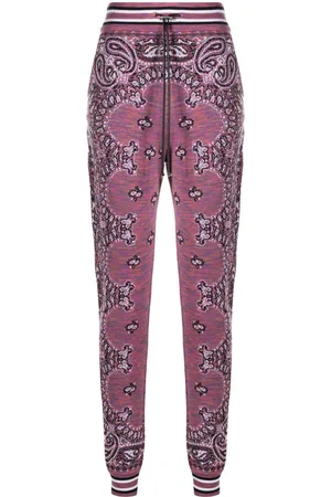 AMIRI Bandana-pattern knitted track pants