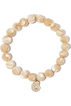 Sydney Evan 14kt yellow mother-of-pearl bracelet