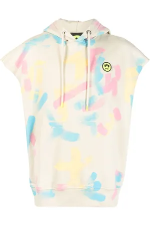 BARROW Tie-dye sleeveless sweatshirt