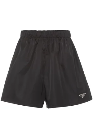 Prada Re-Nylon triangle-logo shorts