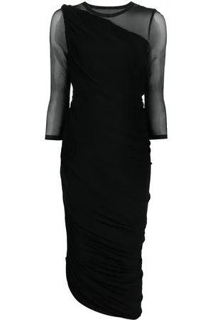 Norma Kamali One-shoulder asymmetric hem dress