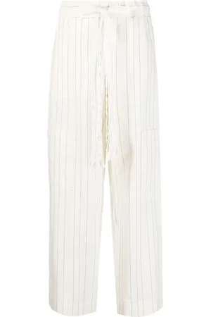 WALES BONNER Wide-leg striped trousers