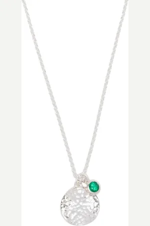 Dower and Hall Green garnet pendant necklace