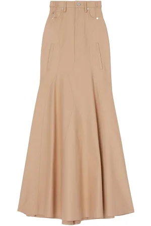 Burberry Gabardine cotton full skirt