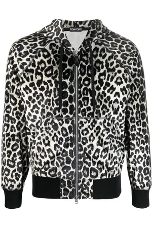 Tom Ford Leopard-print track jacket