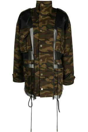 MONSE Deconstructed camouflage jacket