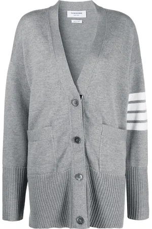 Thom Browne Oversized 4-Bar stripe cardigan