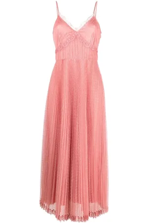 Twin-Set Pleated lace dress