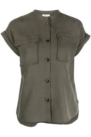Woolrich Flap-pocket turn-up shirt