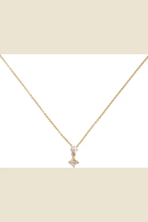 Lizzie Mandler 18kt yellow Mix Matched diamond necklace