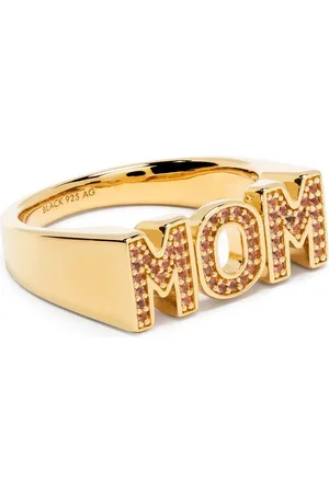 Maria Black Mom crystal-embelished ring
