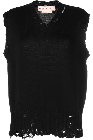 Marni V-neck cotton vest