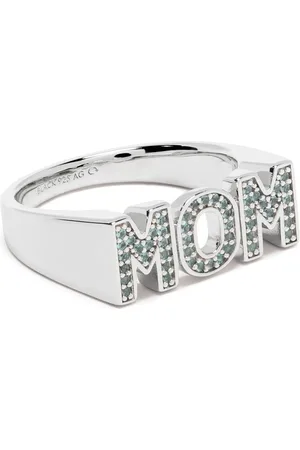 Maria Black Mom crystal-embelished ring