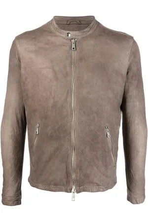 GIORGIO BRATO Zip-up leather jacket