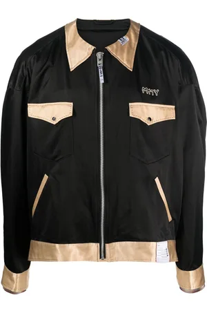 Maison Mihara Yasuhiro Colour-block bomber jacket