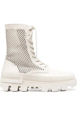Moncler Perforated lace-up boots