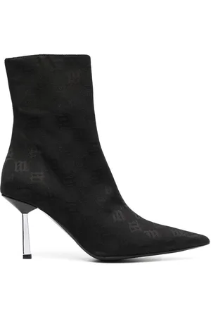MISBHV Monogram pointed-toe boots